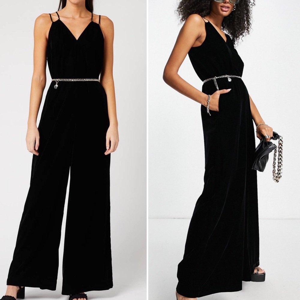 Ted Baker Black Velvet Jumpsuit-BEAUTIFUL!!